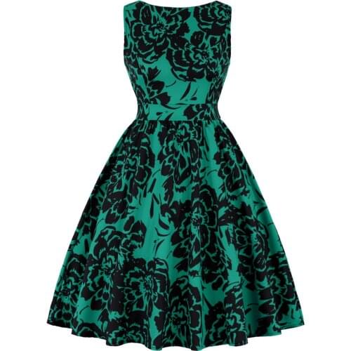 Dress elegant Retro Hepburn wind waist slimming dress women dress dresses woman party night