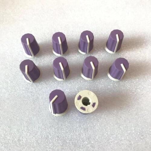 10PCS Replace EQ Rotary Knob For Pioneer DJ MIXER DJM djm-2000 900 850 750 700 800, - DAA1176 DAA1305 - purple color