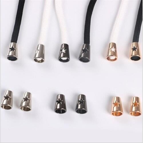 Stopper Cord Ends Lock Metal buckle for Bag Shoes Sportswear Garment Lanyard Accessories 30pcs