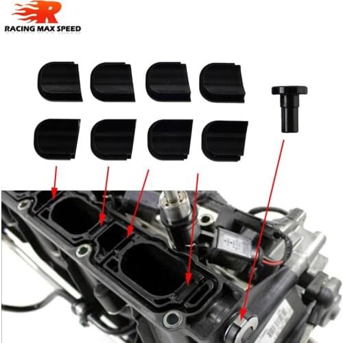 Aluminum KILL KIT with black anodize for 2.0 TFSI swirl flaps EA113 VW Golf 5 6 GTI ED30 ED35 R Audi A3 S3 TT