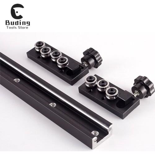 Woodworking slide mechanical track precision built-in dual-axis linear slide rail aluminum profile linear guide slider slide SGR
