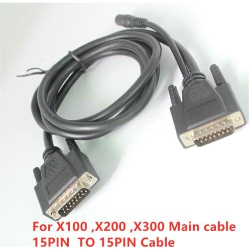 Car cables OBDSTAR X-100 X100 Pro Auto Key Programmer car diagnostic tool OBD-II OBDII 15PIN cable for X100+ and X200