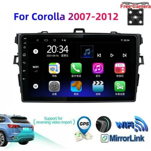 9" Android 10.1 Car Multimedia Player For Toyota Corolla E140/150 2007-2008 2009 2010 2011 2012 2013 Car Radio Stereo GPS Navi