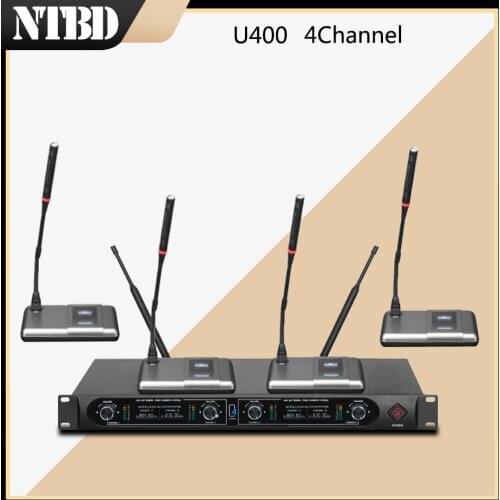 NTBD Conference Speak Anchor 4 Wireless Microphone With Receiver Audio Amplifier System