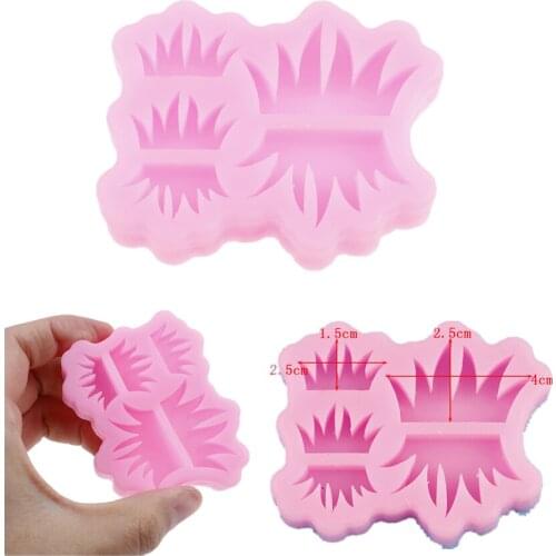 DIY New Grass Silicone Mold Chocolate Fondant Cake Mold 1Pcs 7.2*5.7cm Kitchen Baking Decoration Tools