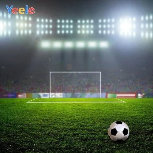 Football Field Stadium Sports Baby Boy Birthday Party Backdrop Photography Background For Photo Studio Photophone Photozone Prop