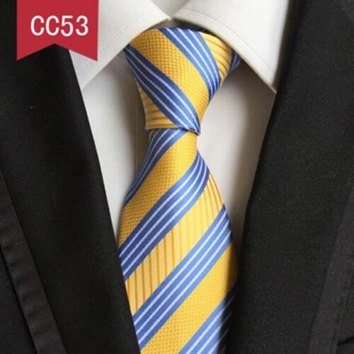 Fashion Luxury Mens Tie 8cm Silk Classic Necktie Gold Green Red Striped Plaid Neck Tie Business Wedding Neckwear Gift Of ties