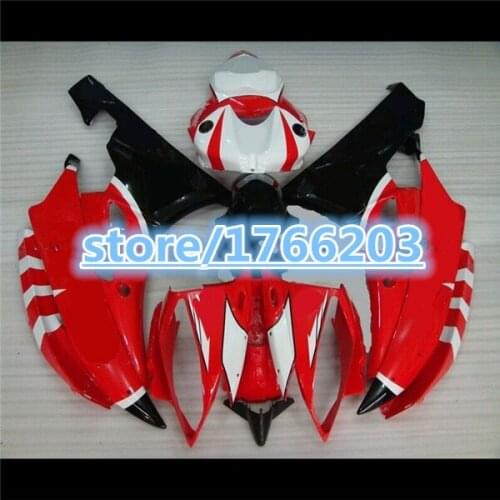 Red white For YZFR6 2006 2007 black red white 06-07 R6 YZF YZF-R6 06 07 ABS Fairing Set Plastic Kit BBF