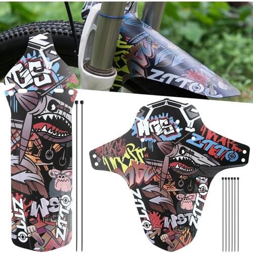 1pcs ZTTO Mountain Road Bicycle Fender Bike Front Rear Mudguard Cycling Rainplate 26.5cm PP5 Material Bicycle Accessories