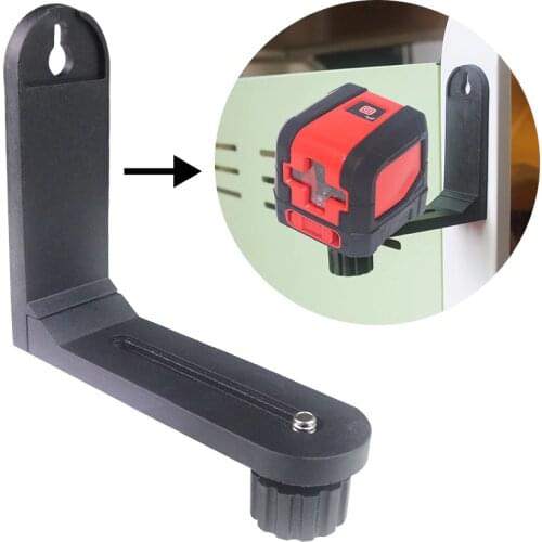 Magnetic L Laser Level Bracket L-shape Tripod Level Adapter 1/4" 5/8'' Port for Universal Levels
