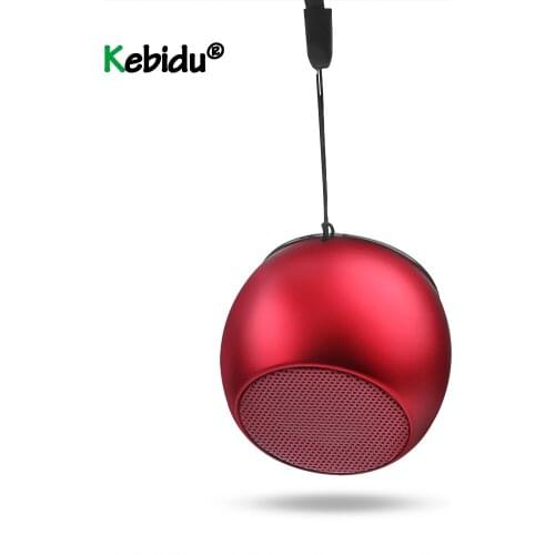 Mini Bluetooth Speaker Support Hand-free Metal Pocket Speaker Wireless Bluetooth 4.2 MP3 Music Player Loudspeaker