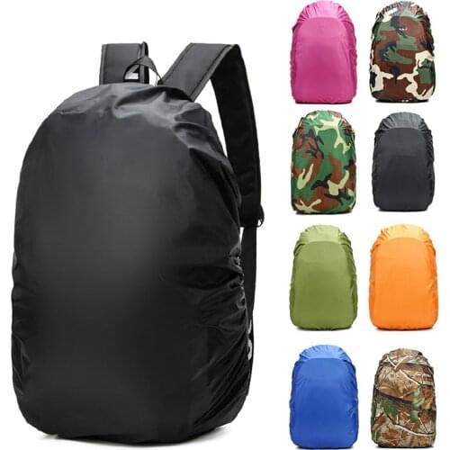 45L Nylon Adult Outdoor Hiking Backpack Rain Cover Shoulder Bag Backpack Raincoat Waterproof Dust Cover for Camping Hiking