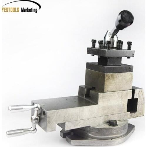 New HQ400 HQ500Tool Holder Mini Lathe Accessories Metal Lathe Holder Tool Assembly Quick Change Lathe Tool Holder Tool
