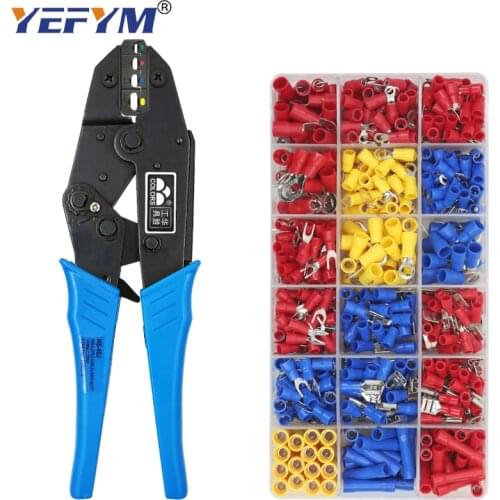 YEFYM Crimping tools for insulation terminal RV/SV/MDD/FDD/BV HS-30J/25J/40J SN-02C crimping pliers Electrical standing