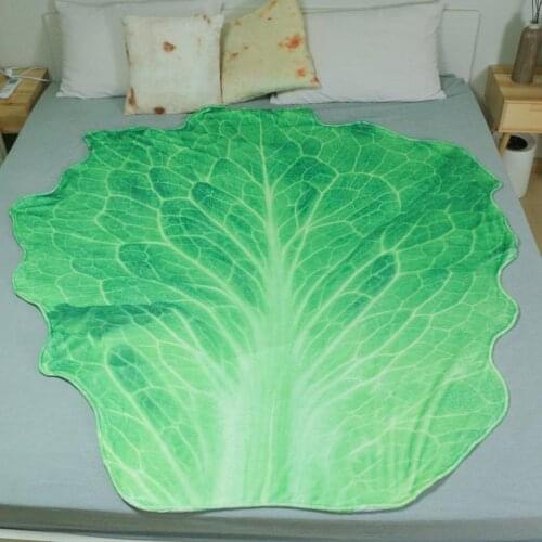 Blankets for beds Vegetable Comfort Food Creations Realistic Food Novelty Perfectly Round Tortilla Throw Blanket Bed Sofa Gift