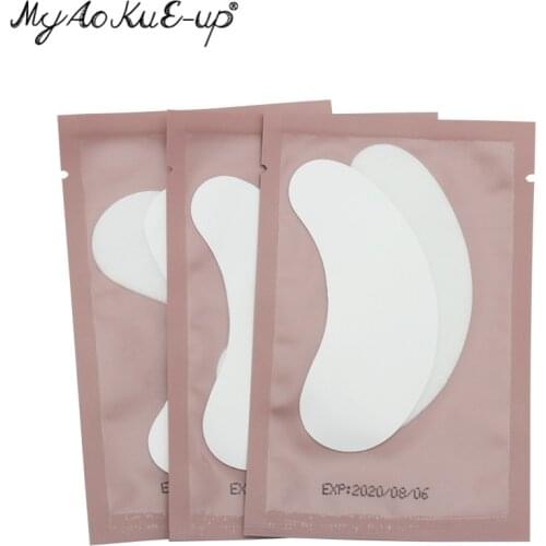 Hot Disposable 1000 Pairs Under Eye Pads Stickers Patches Eyelash Extension Eye Lash Paper Patches Application Make Up Tools