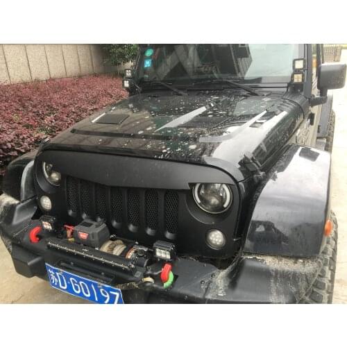 J087-3 Front Bumper for JEEP Wrangler JK 2007-2017 Free shipping in Russia LANTSUN