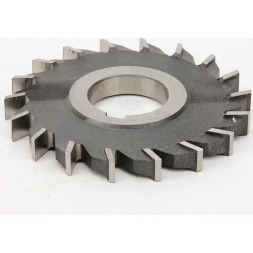 Three Straight Tooth Blade Cutter 1pc 80mm*4*5*6*7*8*10*12*14*16*18*20 High Speed Steel Hot Sale Milling Cutter
