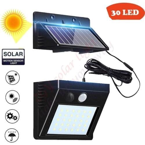 56 leds solar light led lamp home outdoor desk waterproof wireless radar garden garage patio lantern security deck fence decor