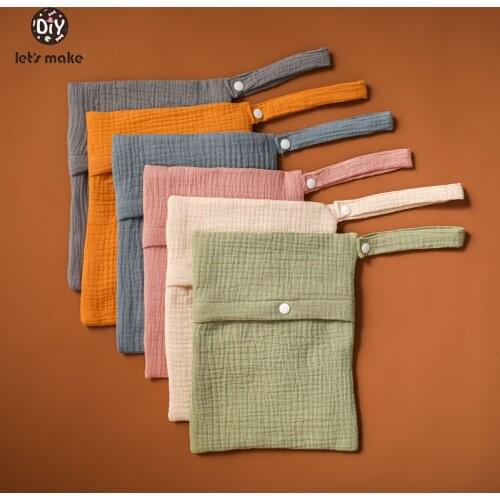 Lets Make Baby Care Products Diaper Bag Paper Towel Diaper Toy Storage Bag Cotton Multi-Function Newborn Bedding Nursing Bag