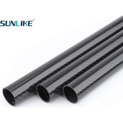 2 PCS Carbon Fiber Tube Pipe Length 500mm Diameter 4mm 5mm 6mm 7mm 8mm 9mm For RC Model Airplane Drone Accessories