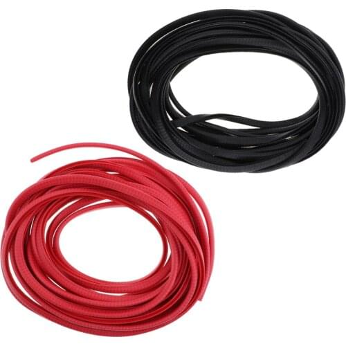 2pcs Universal Car Door Anti-Shock Sealing Strips Invisible Protection Tape Interior Moulding Auto Accessories, Black+Red