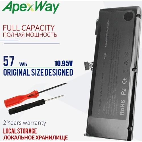 57Wh Laptop battery For Apple A1382 A1286 2009 Version For MacBook Pro 15" Series For MacBook Pro 15" MC721 MC723 MB985 MB986