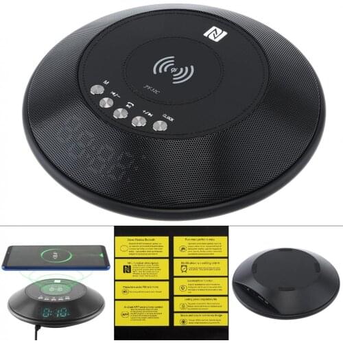 Charging Wireless Bluetooth Speaker TF Card with Digital Screen Display Plug-in Speaker and Stereo Sound for Shower / Outdoors