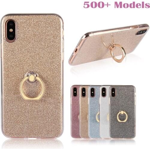 Finger Ring Holder Case For Xiaomi Mi 11 Ultra 10T Pro Note 10 Lite 8 9 SE 9T Pro Poco F3 F2 A1 A2 A3 Lite Siliocne Cover Shell