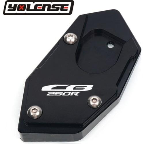 For HONDA CB250R CB 250R CB250 R 2013-2019 Motorcycle CNC Kickstand Foot Side Stand Extension Support Plate Pad