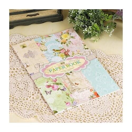 ENOGREETING double side 157g scrapbooking paper DIY craft paper vintage butterfly floral wrapping paper set 12sheets
