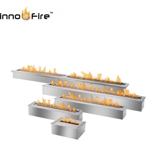 Inno-living 48 inch stainless steel indoor/outdoor ethanol fireplace stove
