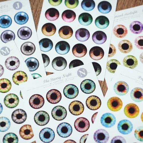 Blyth doll eyes pupils patterns tools custom doll customized doll, no glue