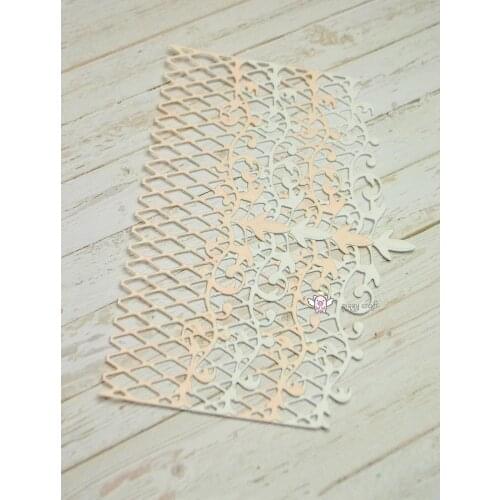 Mmao Crafts Metal Steel Cutting Dies New Lace flower frame Stencil For DIY Scrapbooking Paper/photo Cards Embossing Dies