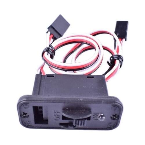 2 PACK Futaba/JR Style Heavy Duty On/Off Switch W/ Charge With Bright LED RC Power Switch