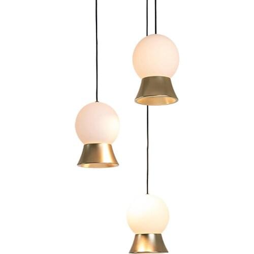 Nordic crystal crystal light globe cottage living decor ventilador de techo living room decoration lamparas de techo