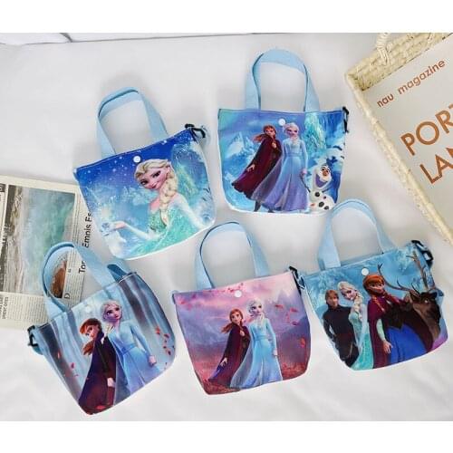 New Disney Frozen Children Bags Elsa Anna Casual Shoulder Bags Messenger Bag girls cartoon canvas Bag handbags Gifts Toy