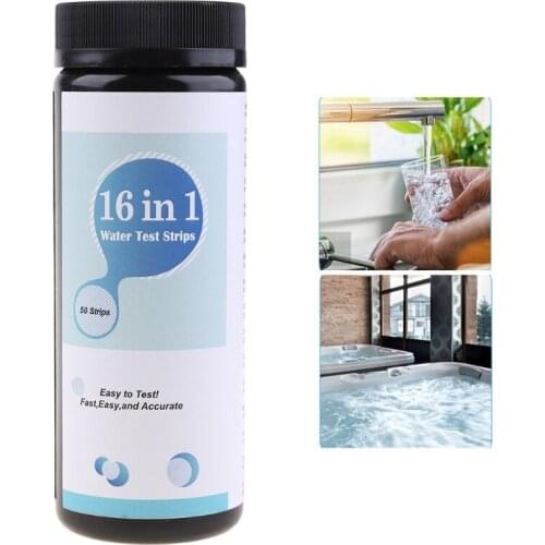 Drinking Water Test Kit Test Strips for Aquarium, Pool, Spa, Well & Tap Water T5UC