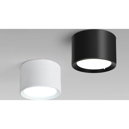 Surface Mounted 12W 15W LED downlight Driverless Ceiling Lamps 5W 7W 9W cob led spot lights Ceiling Fixtures Lighting WHITE