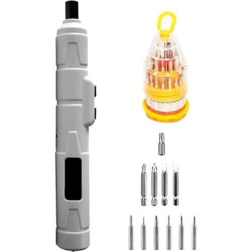 Durable Mini Electric Power Screwdriver USB Rechargeable Pen Type Small Screwdriver Repair Tool Sets