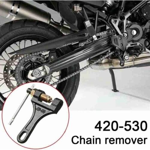 Professional Motorcycle Chain Cutter Breaker Link Removal Splitter Motor Chain Cutter Riveting Tools 420-530 Chain Removal Tool