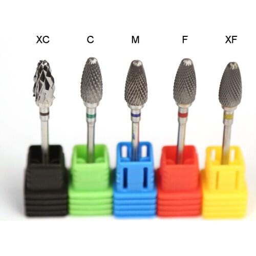 2 PCS / Lots Carbide Nail Bit Shank Diameter 2.35mm for Electric Manicure Machine Dead Skin File Polishing Tool Accessories