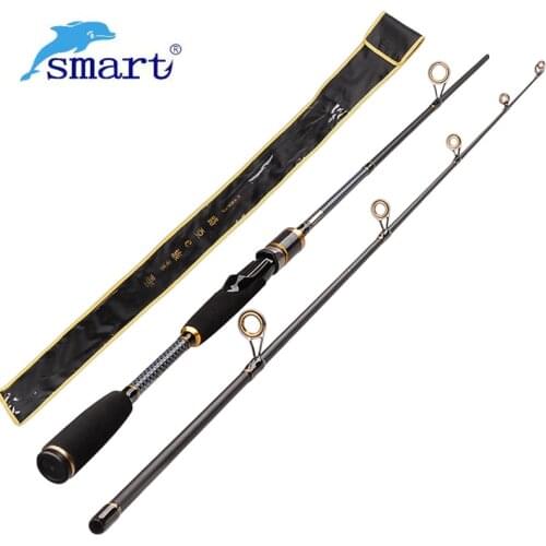 1.8M 2.1M 2.4M Spinning Fishing Rod 2 Section Power:M Carbon Portable Lure Rods Vara De Pesca Carp Peche Fishing Tackle