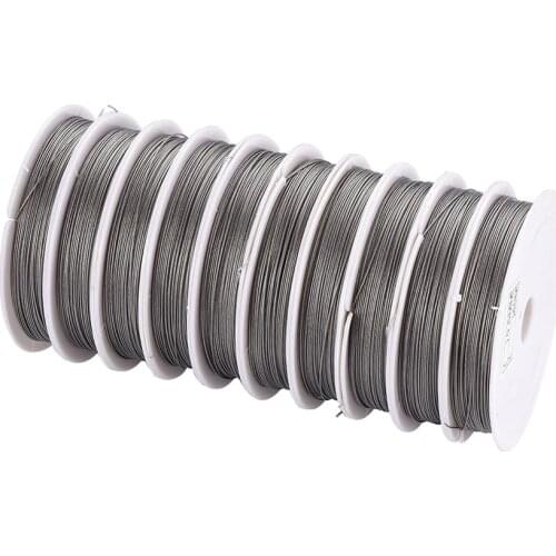 10 Rolls 0.3mm 0.4mm 0.5mm 0.6mm 0.8mm 1.0mm Copper Brass Beading Beadwork Wire for Jewelry Making DIY Accessories Findings