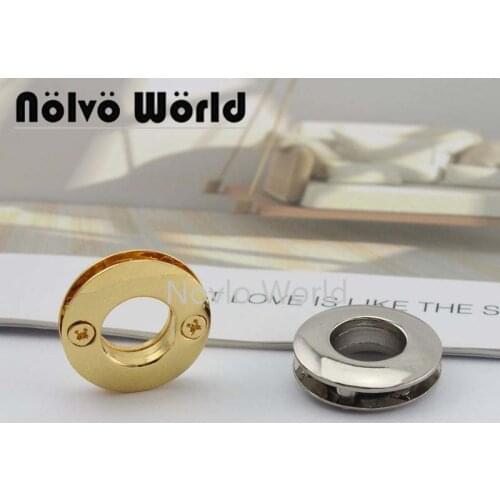 6 pieces test, 4 colors, high quality metal eyelets with grommet for leather craft shoe belt diy bag tag clothes accessories