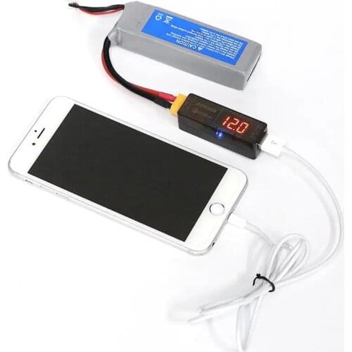 AOKoda Lipo to USB Power Converter QC3.0 Adapter Quick Charger for Smartphone Tablet PC