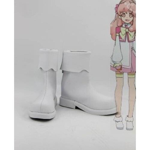AKB0048 Orine Aida Flat Cosplay Shoes Boots For Adult Womens Halloween Party Cosplay Boots Custom Made