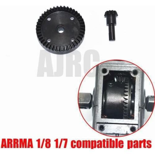 ARRMA 1/8 1/7 MOJAVE/TYPHON/SENTON/KRATON/OUTCAST/TALION is suitable for 45# differential drive size helical gear AR310497/498