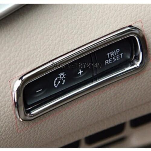 Car Auto Interior Odometer Button Cover Trims Car StylingFor Nissan Rogue 2014 2015 for X-Trail 2014 2015