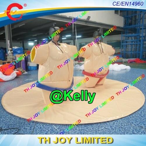 Free shipping inflatable sumo wrestling suit for sale, kids and adults Sumo Competition Game sponge suits